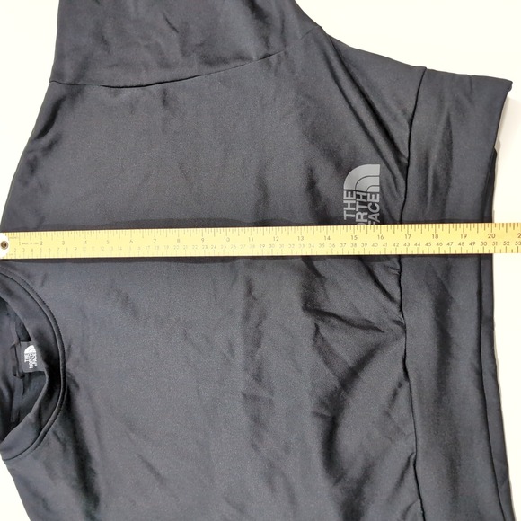 The North Face Womens Medium‎ Horizon Performance Fleece Crew Black Cropped - Picture 6 of 7